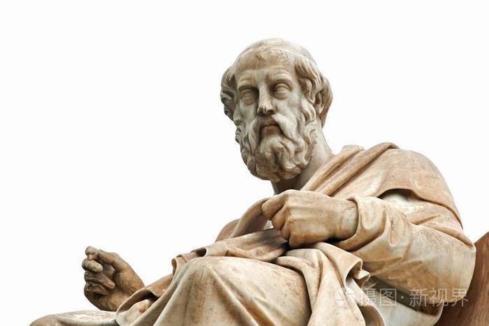 柏拉图在雅典的雕像照片-正版商用图片0xho86-摄图新视界